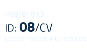 Poster 6x3 ID: 08/CV GEO: 3740'03.9"N 1248'53.9"E