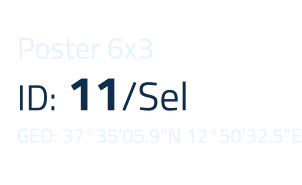 Poster 6x3 ID: 11/Sel GEO: 3735'05.9"N 1250'32.5"E