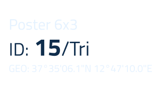 Poster 6x3 ID: 15/Tri GEO: 3735'06.1"N 1247'10.0"E