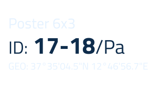 Poster 6x3 ID: 17-18/Pa GEO: 3735'04.5"N 1246'56.7"E