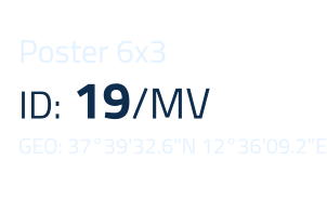 Poster 6x3 ID: 19/MV GEO: 3739'32.6"N 1236'09.2"E