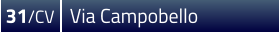 31/CV  Via Campobello