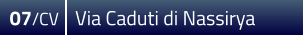07/CV  Via Caduti di Nassirya