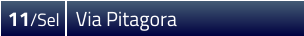 11/Sel  Via Pitagora