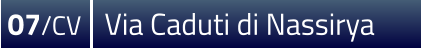 07/CV  Via Caduti di Nassirya