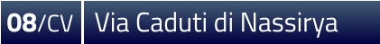 08/CV  Via Caduti di Nassirya