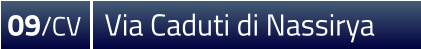 09/CV  Via Caduti di Nassirya